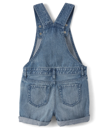 Childrens Place Blue Denim Autumn Wash Dungaress